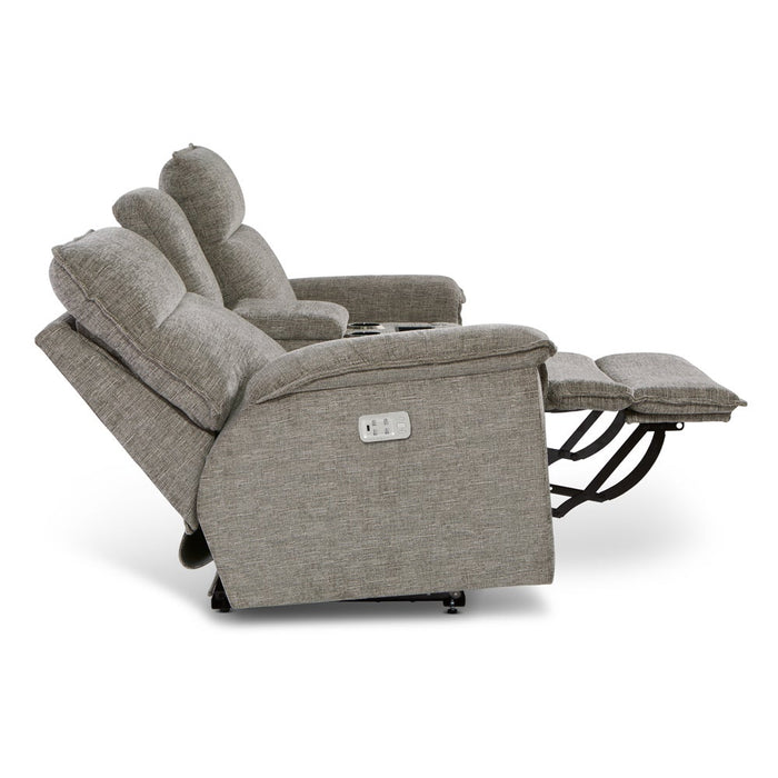 Jay Power Reclining Loveseat w/ Headrest, Lumbar & Console