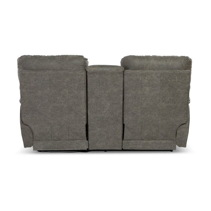 Trouper Power Reclining Loveseat w/ Headrest, Lumbar & Console