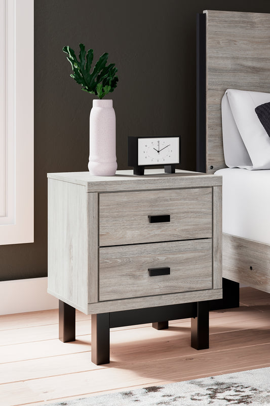 Vessalli Two Drawer Night Stand