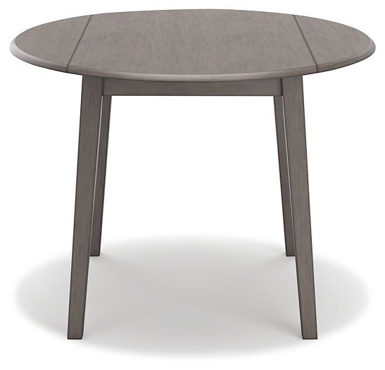 Shullden Round DRM Drop Leaf Table