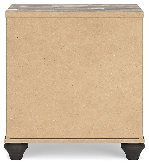 Nanforth Two Drawer Night Stand