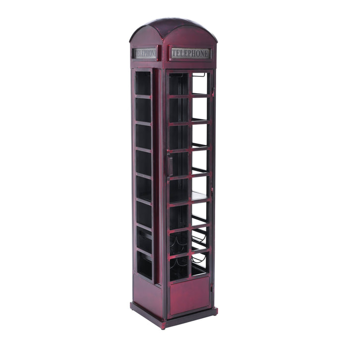 Telly Vintage Telephone Booth Bar