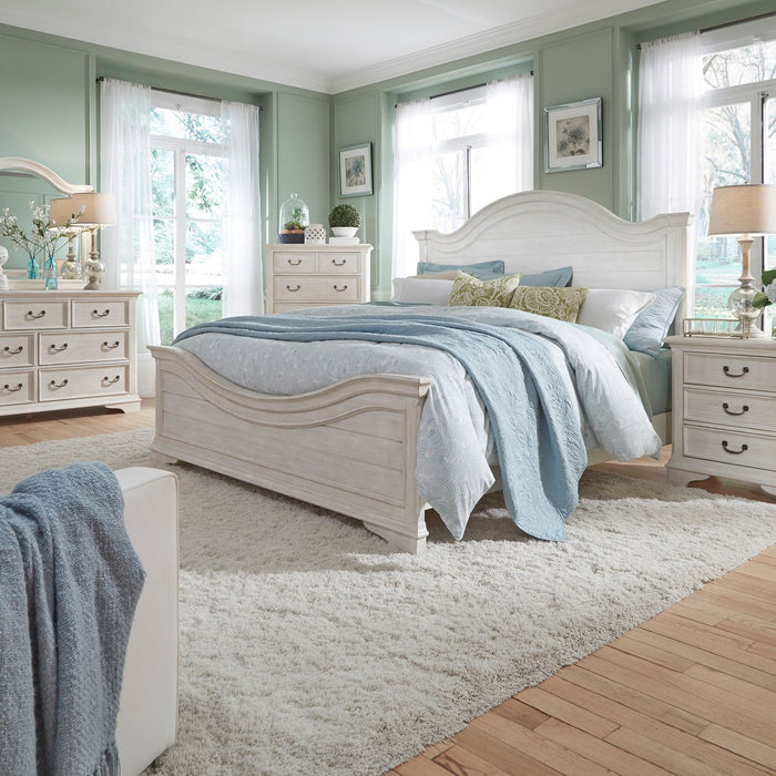 Bayside - Queen Panel Bed, Dresser & Mirror, Night Stand