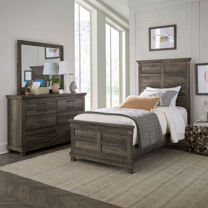 Lakeside Haven - Opt Twin Panel Bed, Dresser & Mirror