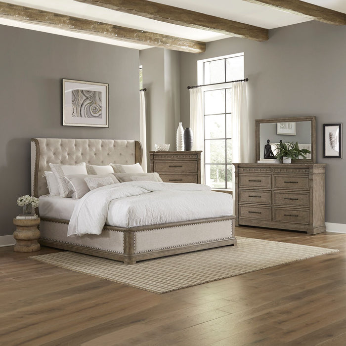 Town & Country - Queen Shelter Bed, Dresser & Mirror, Chest