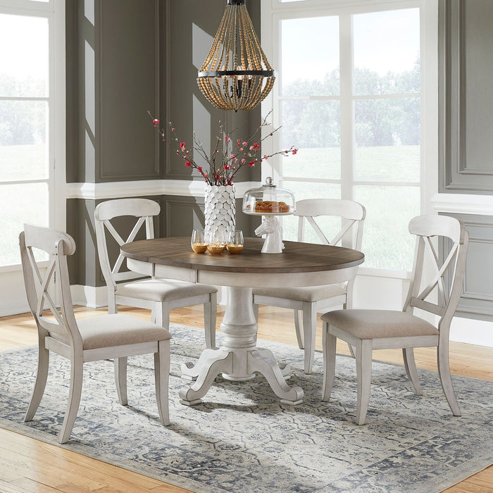 Ocean Isle - 5 Piece Pedestal Table Set