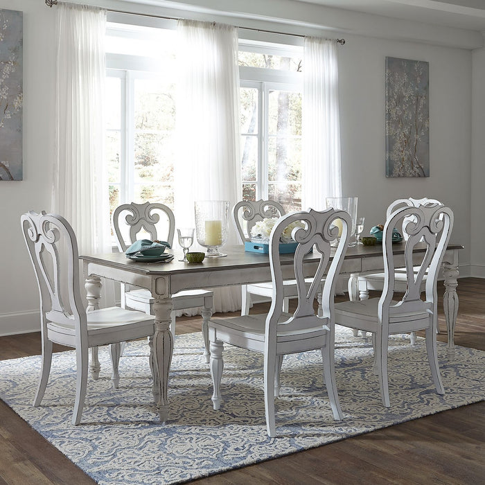 Magnolia Manor - Opt 7 Piece Rectangular Table Set