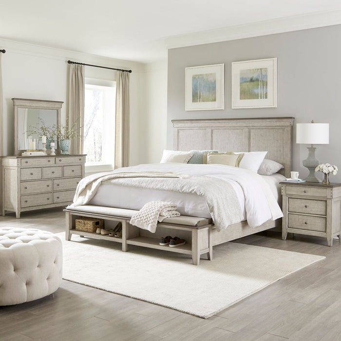 Ivy Hollow - Queen Storage Bed, Dresser & Mirror, Night Stand