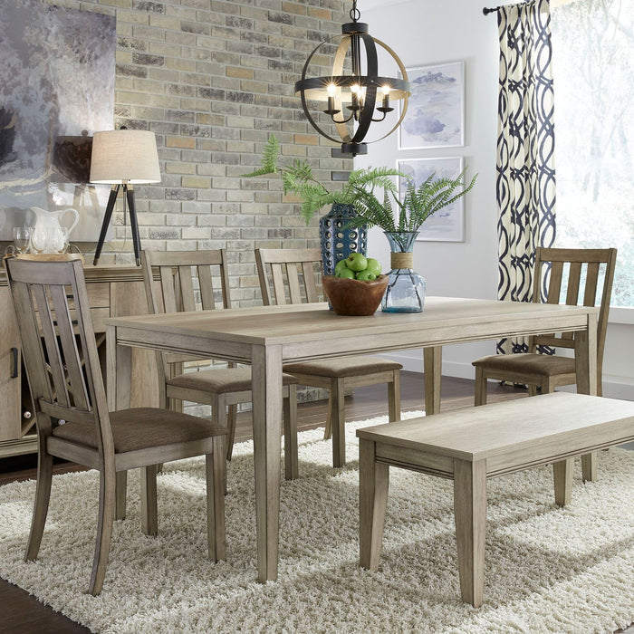 Sun Valley - 6 Piece Rectangular Table Set