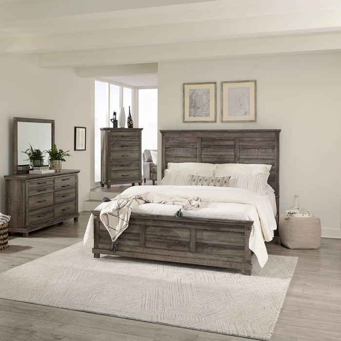 Lakeside Haven - King Opt Panel Bed, Dresser & Mirror, Chest