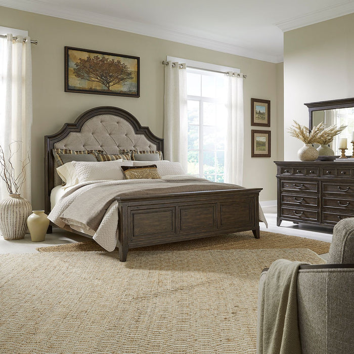 Paradise Valley - Queen Uph Bed, Dresser & Mirror