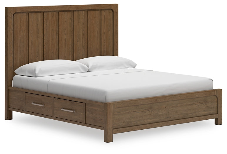 Cabalynn King Panel Bed with Dresser and Nightstand