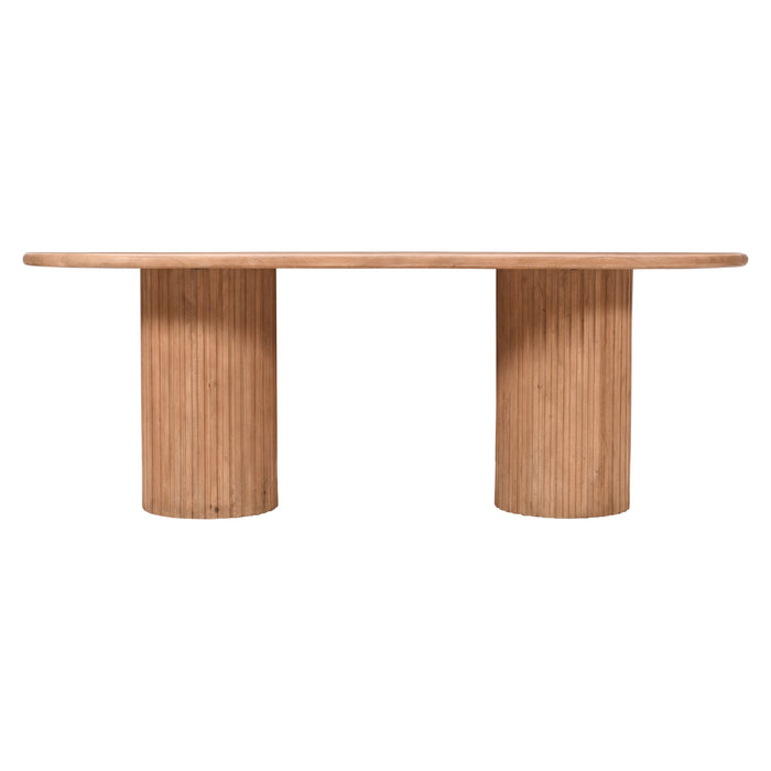 Breck 84" Double Pedestal Dining Table