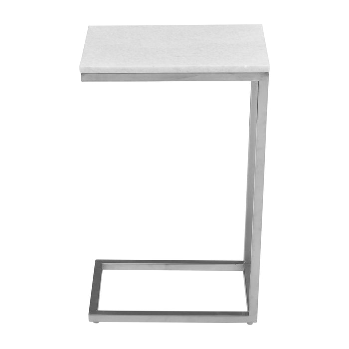 Bianco White Marble C-Table (2CTN)