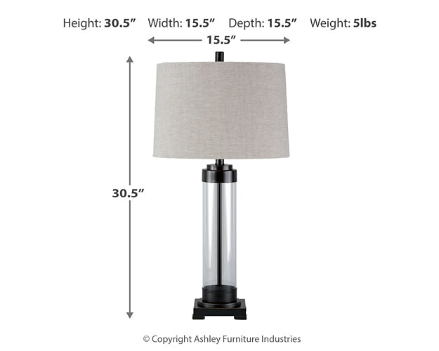 Talar Glass Table Lamp (1/CN)