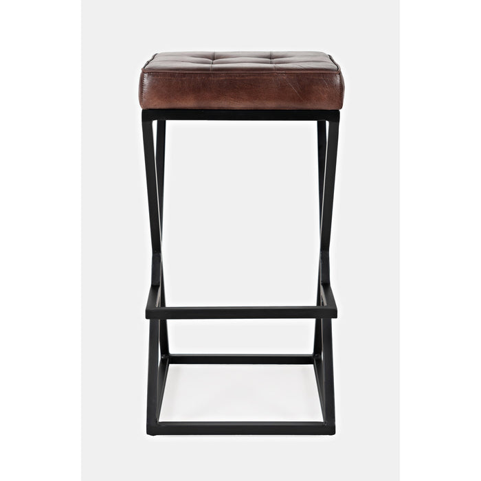 Brooks Leather Counter Stool