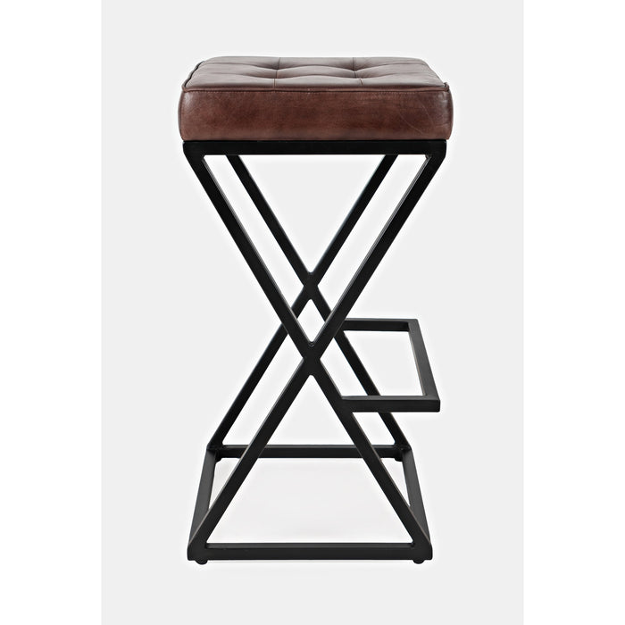 Brooks Leather Counter Stool