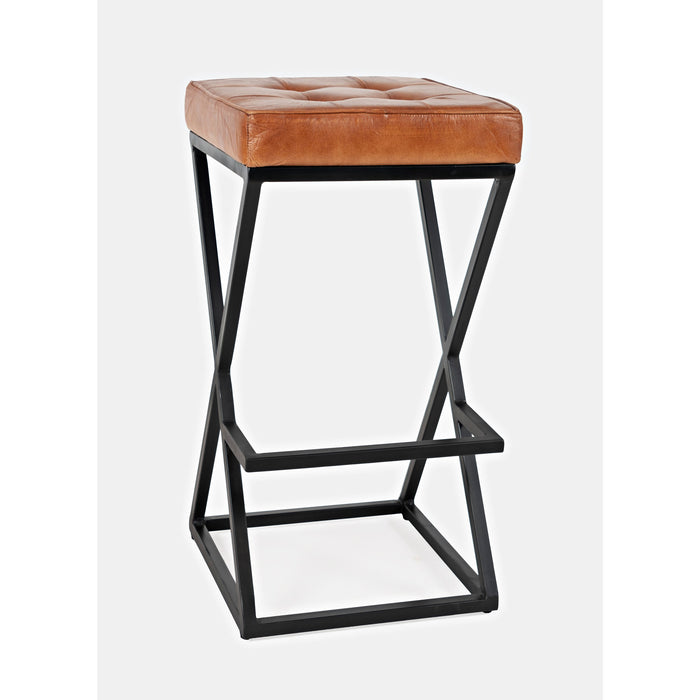 Brooks Leather Counter Stool