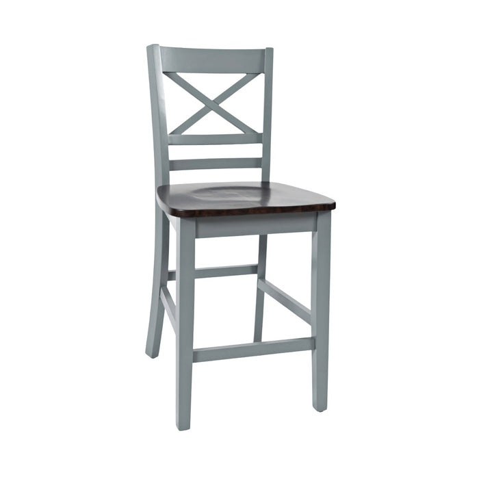 Asbury Park X Back Counter Stool