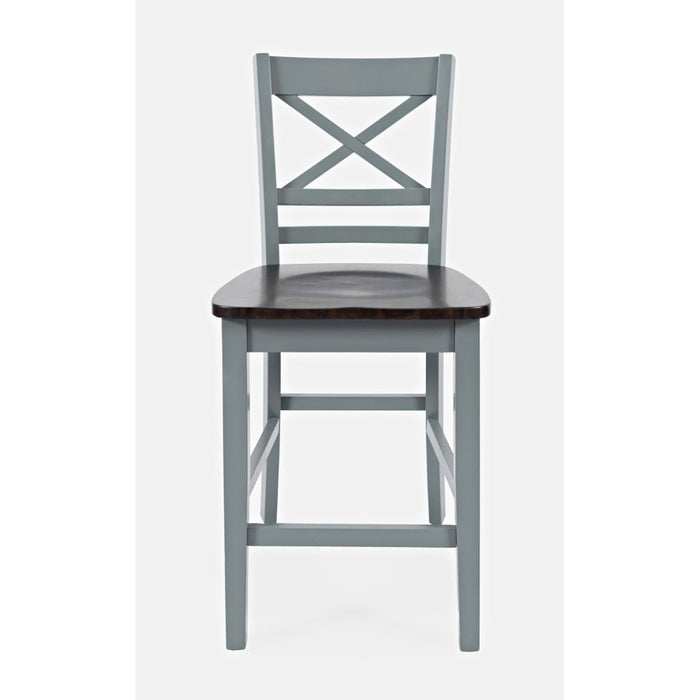 Asbury Park X Back Counter Stool