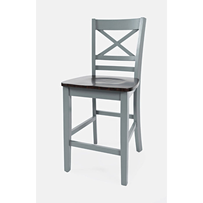 Asbury Park X Back Counter Stool