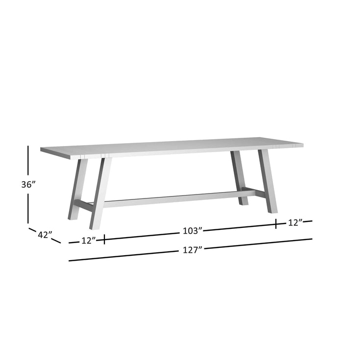 Telluride Trestle Extension Counter Table