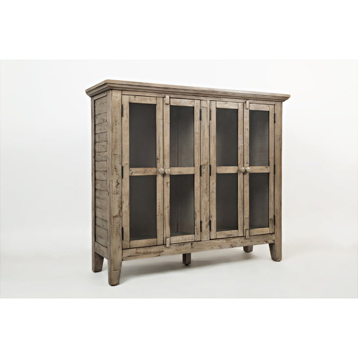 Rustic Shores 4 Door Accent Cabinet