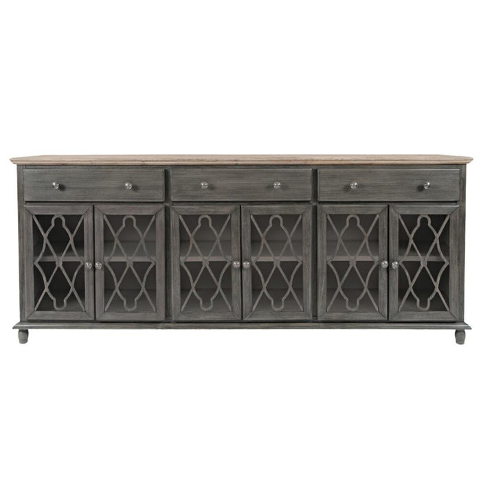 Aurora Hills 6 Door Accent Cabinet