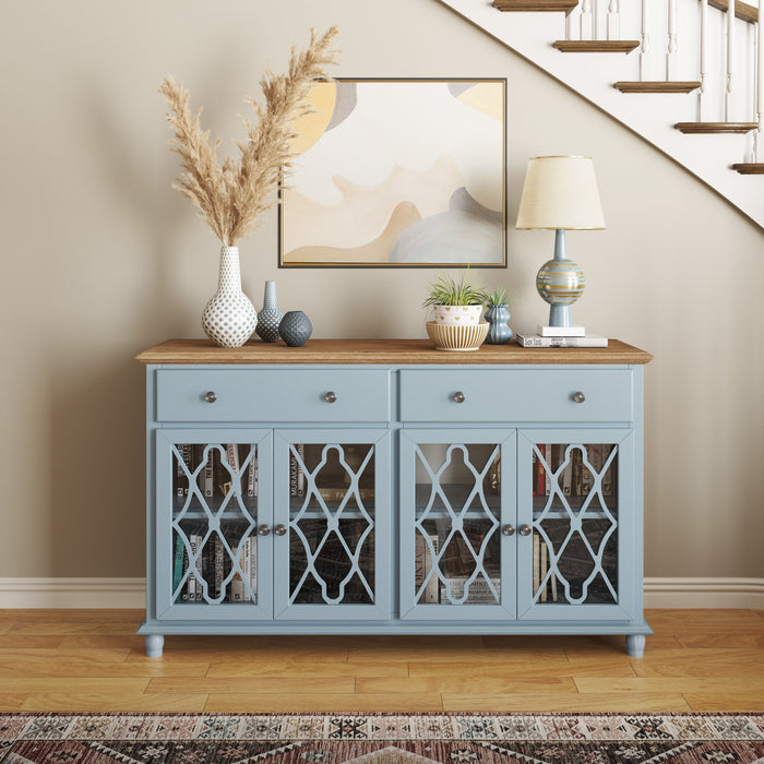 Aurora Hills 4 Door Accent Cabinet