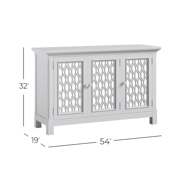 Isabella 54" Mirrored Accent Cabinet