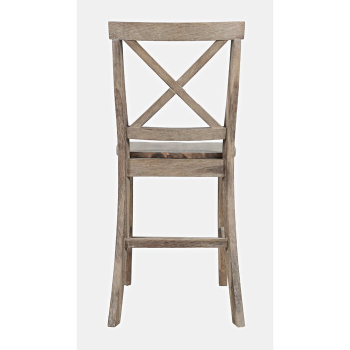 Eastern Tides X Back Counter Stool