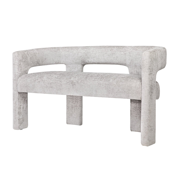 Gwen Open-Back Upholstered Bench