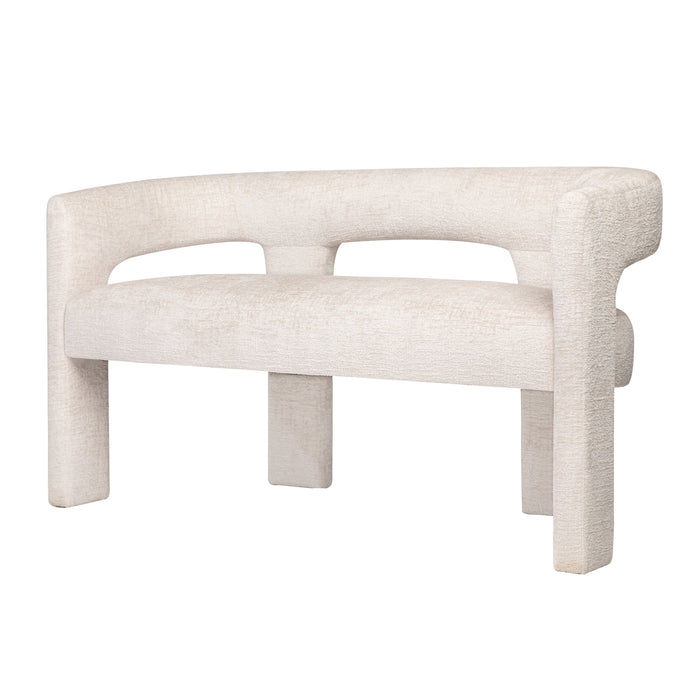 Gwen Open-Back Upholstered Bench