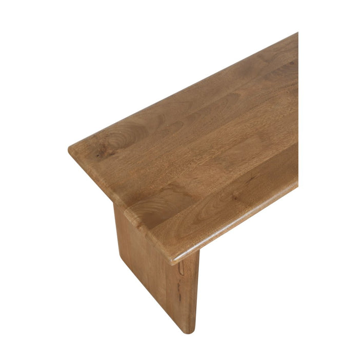 Burke Solid Wood Slab Bench