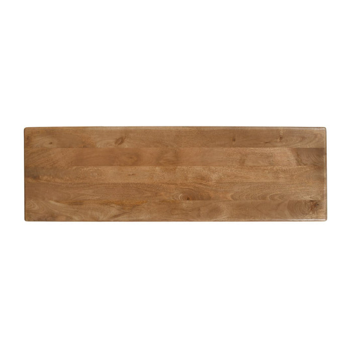 Burke Solid Wood Slab Bench