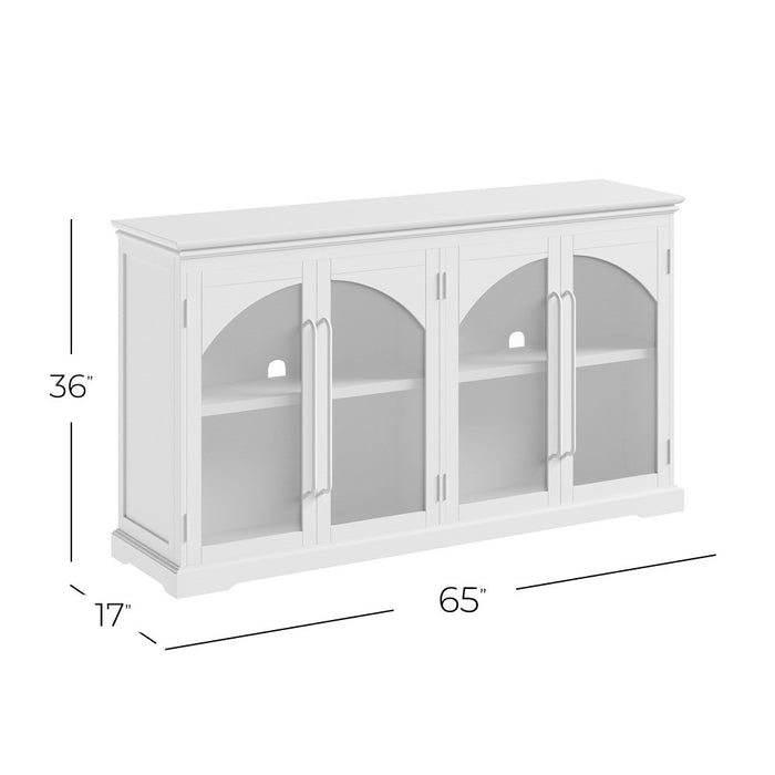 Archdale Gothic Arch 4 Door Accent Cabinet