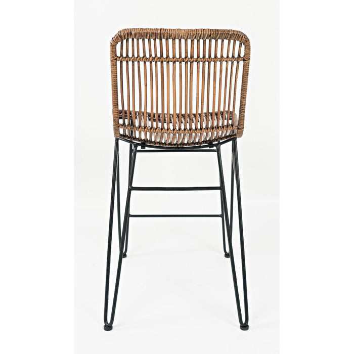 Weaver Rattan Hairpin Counter Stool