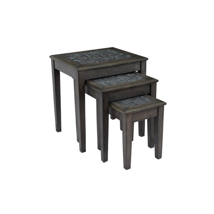 Grey Mosaic Nesting Tables