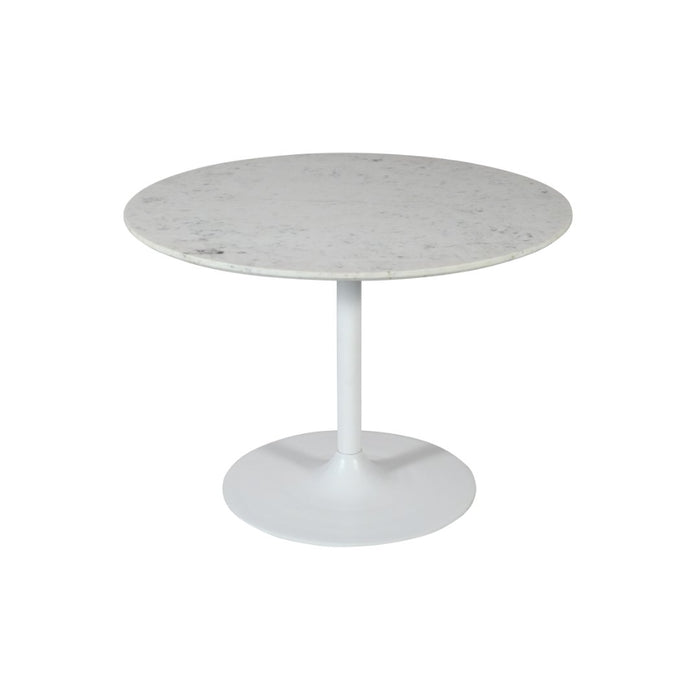 Rowan 42" Round Marble Pedestal Dining Table