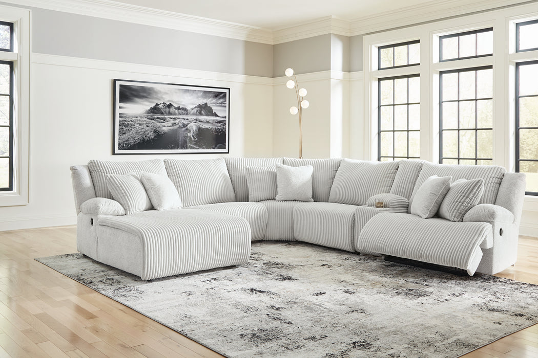 Top Tier 6-Piece Reclining Sectional with Chaise