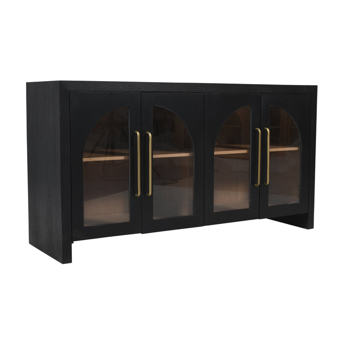 Archimedes 60" Console Ebony Black