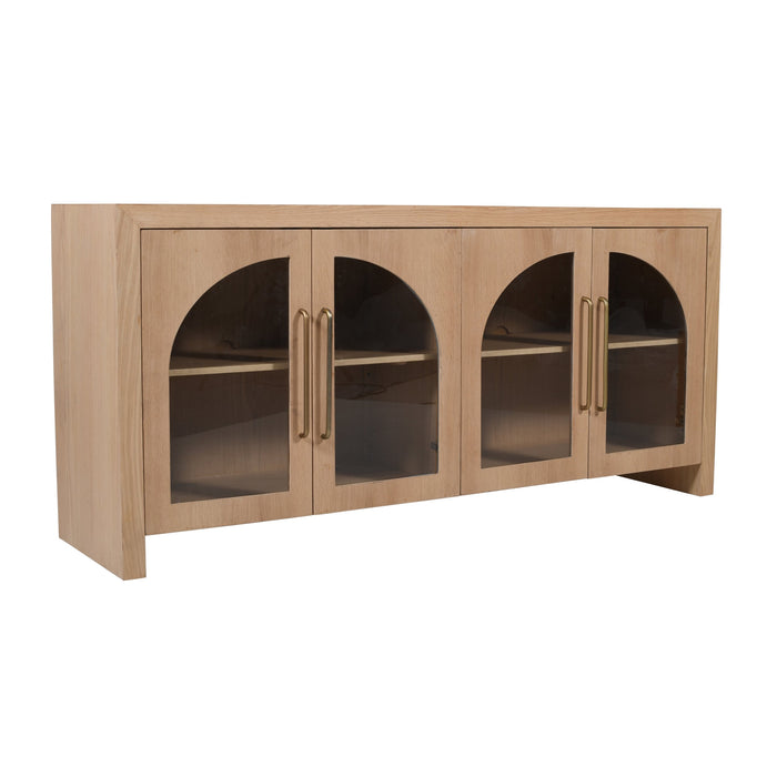 Archimedes 70" Console Natural Oak