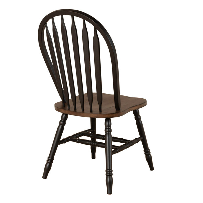 Carolina Crossing - Windsor Side Chair- Black