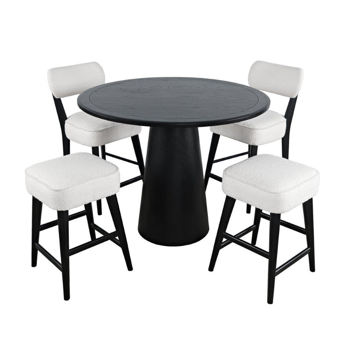 Nash 45" Counter Dining Black Table Kit