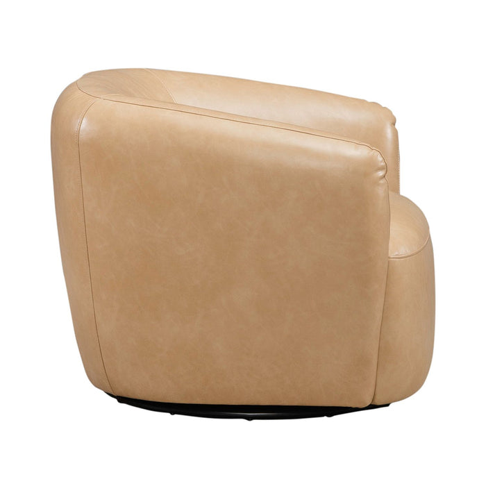 Donovan - Uph Swivel Accent Chair - Tan