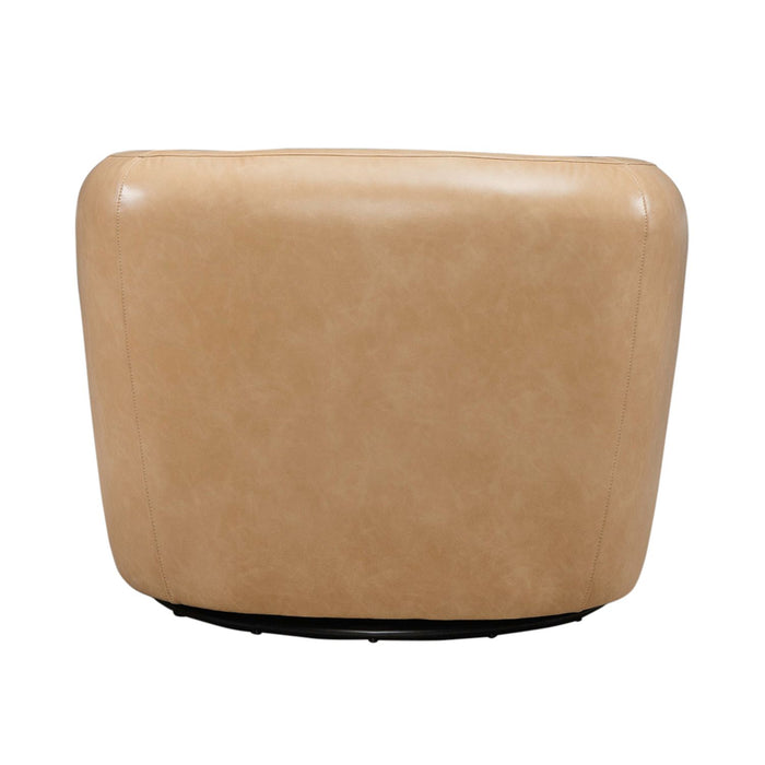 Donovan - Uph Swivel Accent Chair - Tan