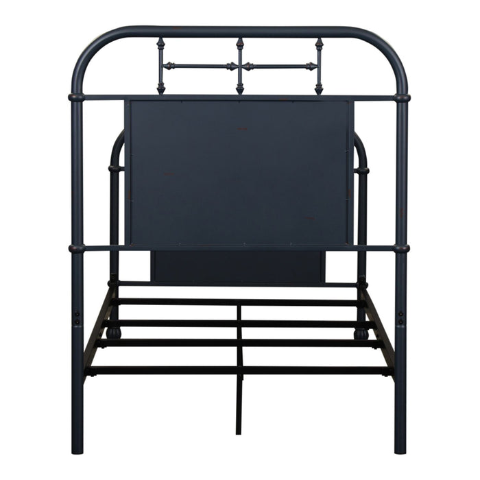 Vintage Series - Twin Metal Bed - Navy