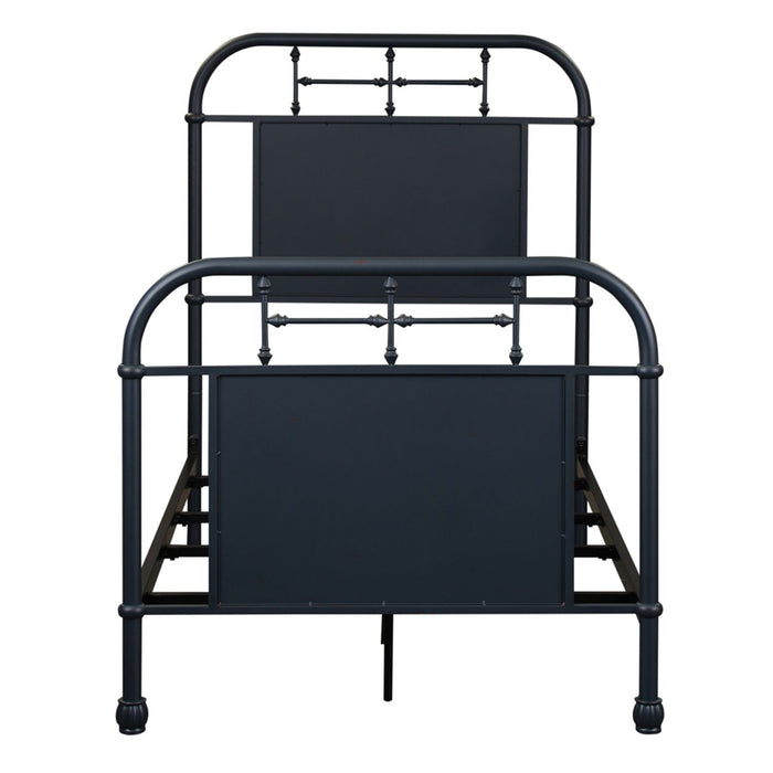 Vintage Series - Twin Metal Bed - Navy