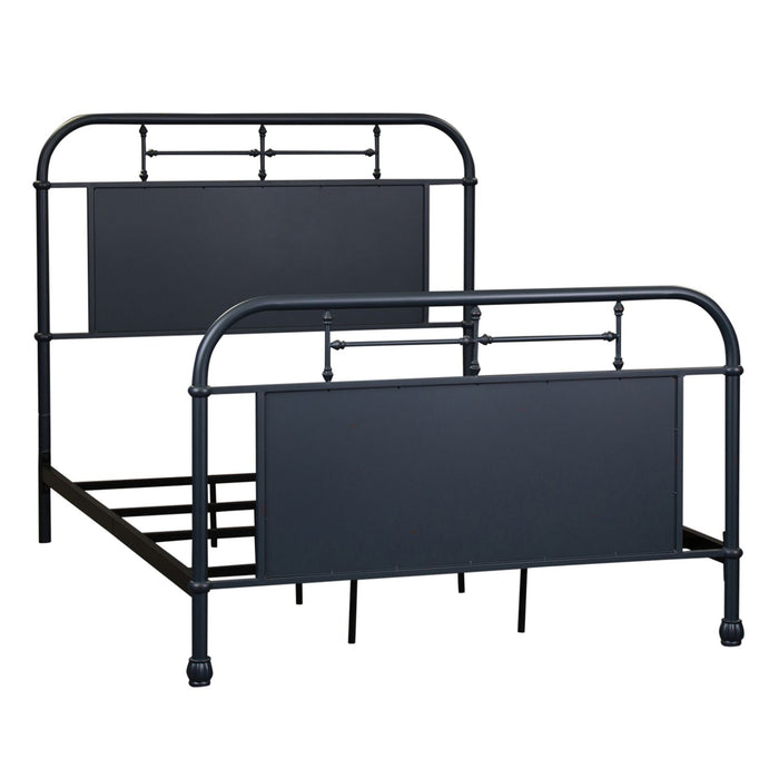 Vintage Series - Full Metal Bed - Navy