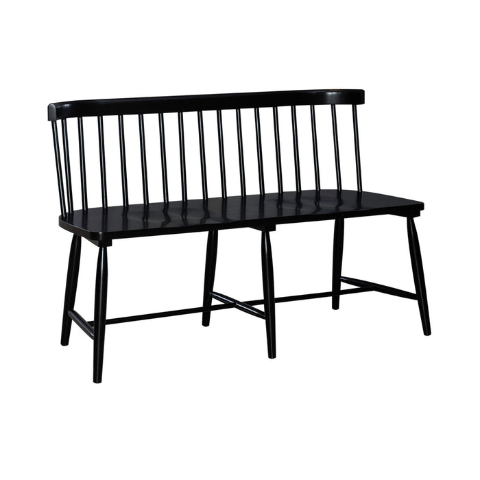 Capeside Cottage - Spindle Back Dining Bench - Black (RTA)